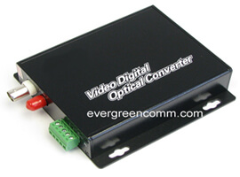 1 channel fiber optic video converter